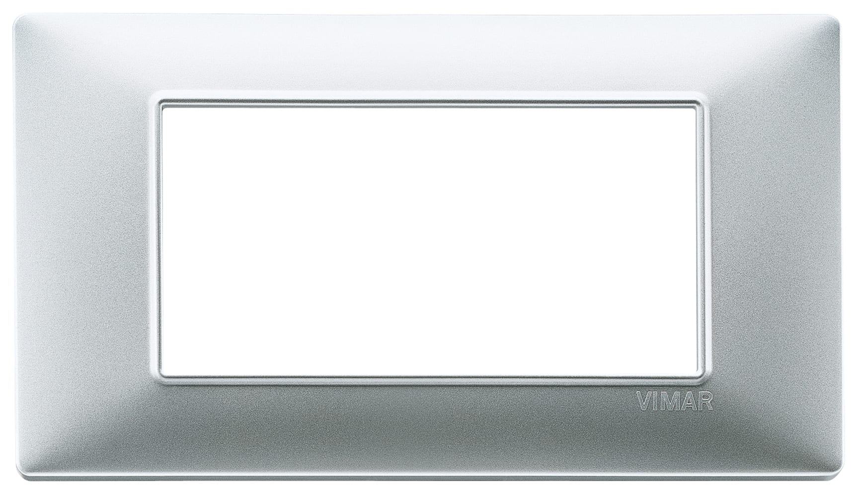 VIMAR SPA - VIW14654.20 PLACCA 4M ARGENTO OPACO