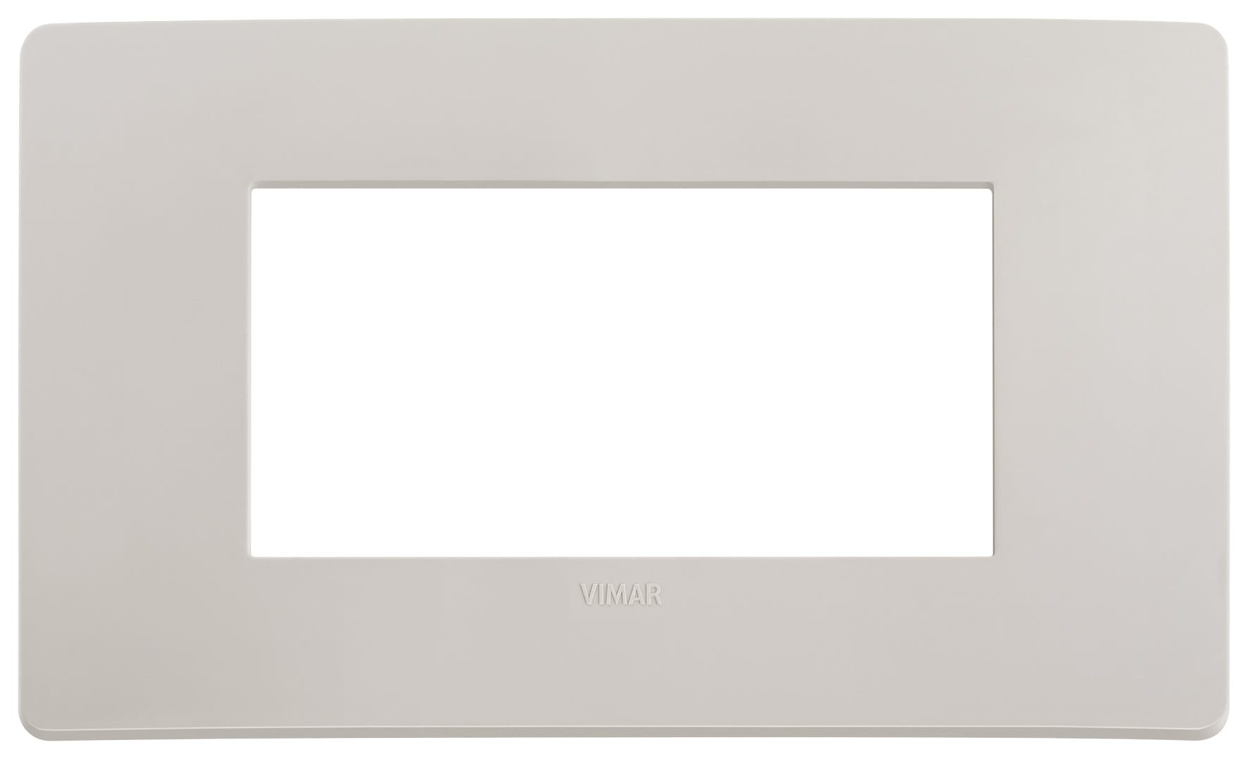 VIMAR SPA - VIW14654U.13 Placca Plana Up 4M grigio dolomite matt