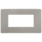 VIMAR SPA - VIW14654U.14 PLACCA PLANA UP 4M GRIGIO CEMENTO MATT