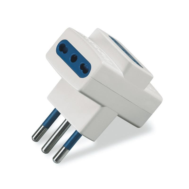 SCAME PARRE SPA - SCA146.550/3 ADATTATORE BLUELINE 3/BIVAL. 2P+T 16A