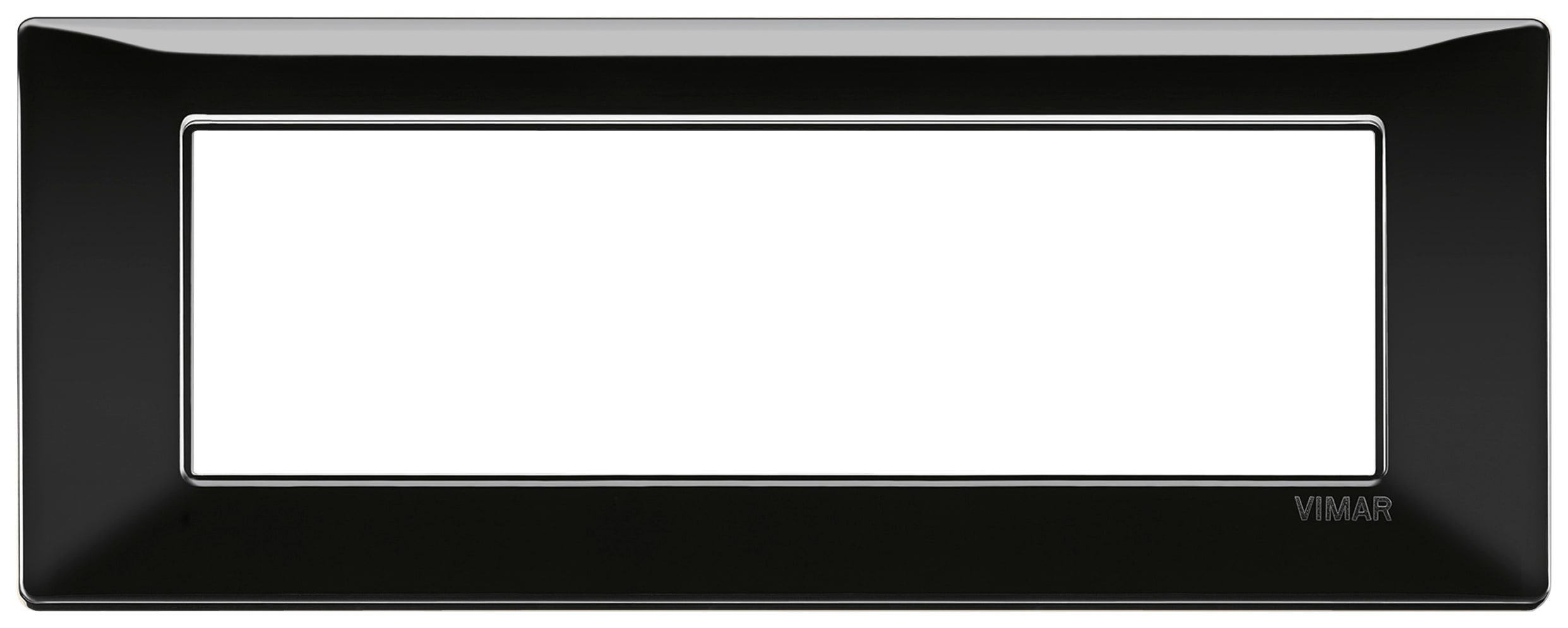 VIMAR SPA - VIW14657.05 Placca 7M nero