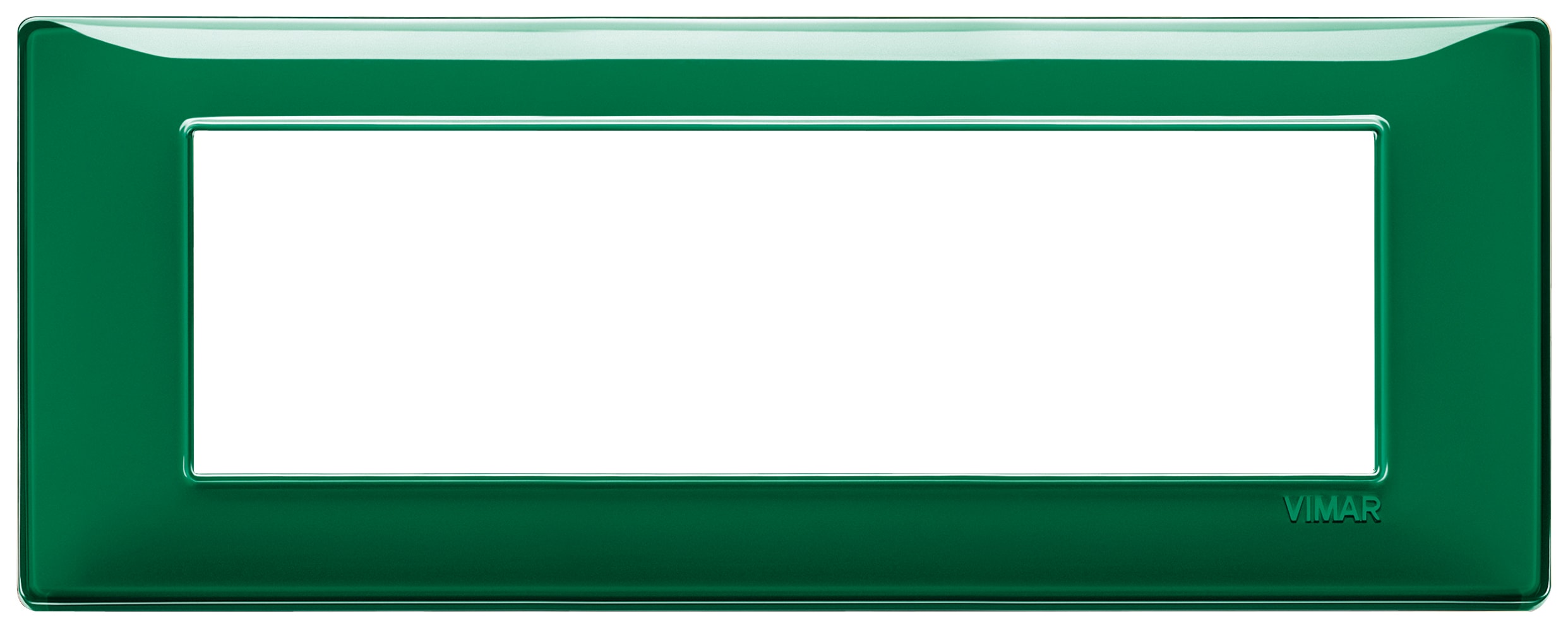 VIMAR SPA - VIW14657.47 Placca 7M Reflex smeraldo
