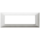 VIMAR SPA - VIW14657.81 Placca 7M alluminio spazzolato