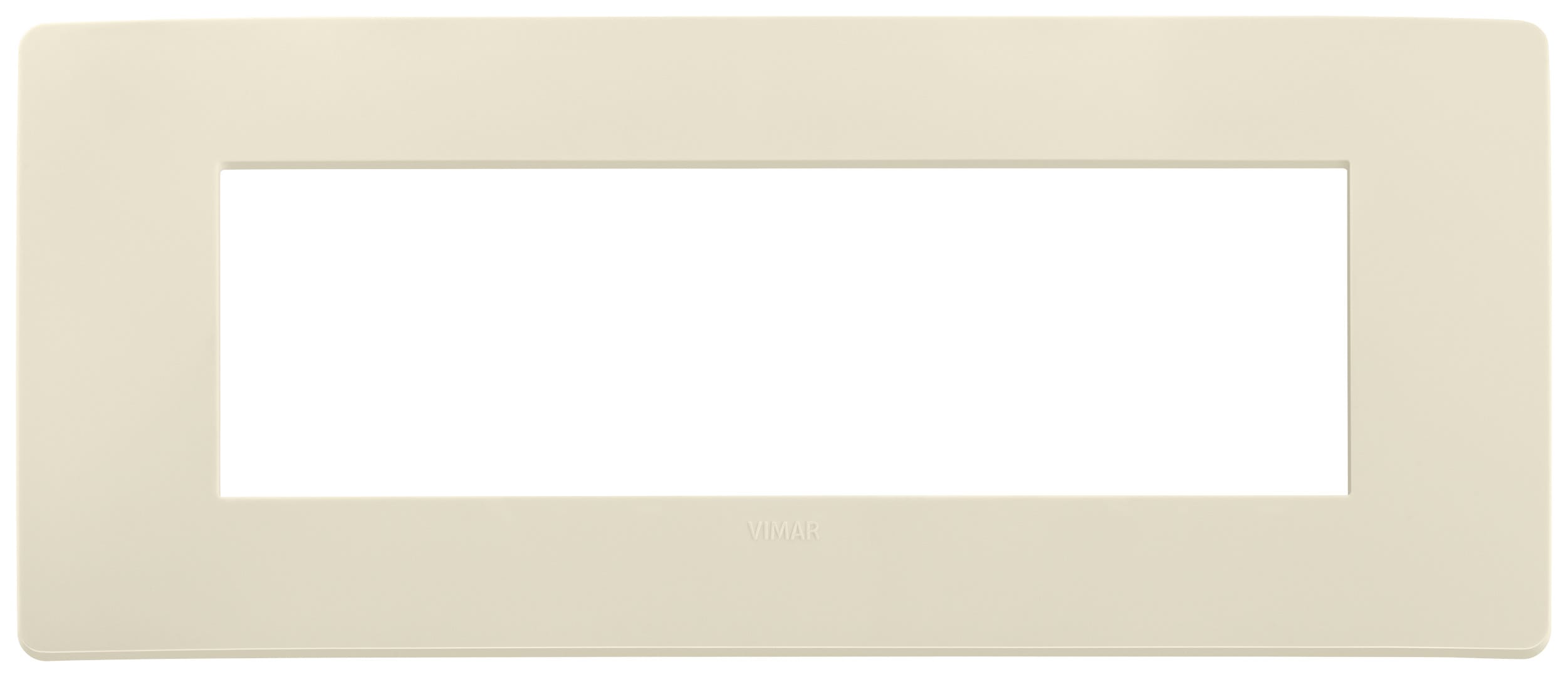 VIMAR SPA - VIW14657U.12 PLACCA PLANA UP 7M AVORIO MATT