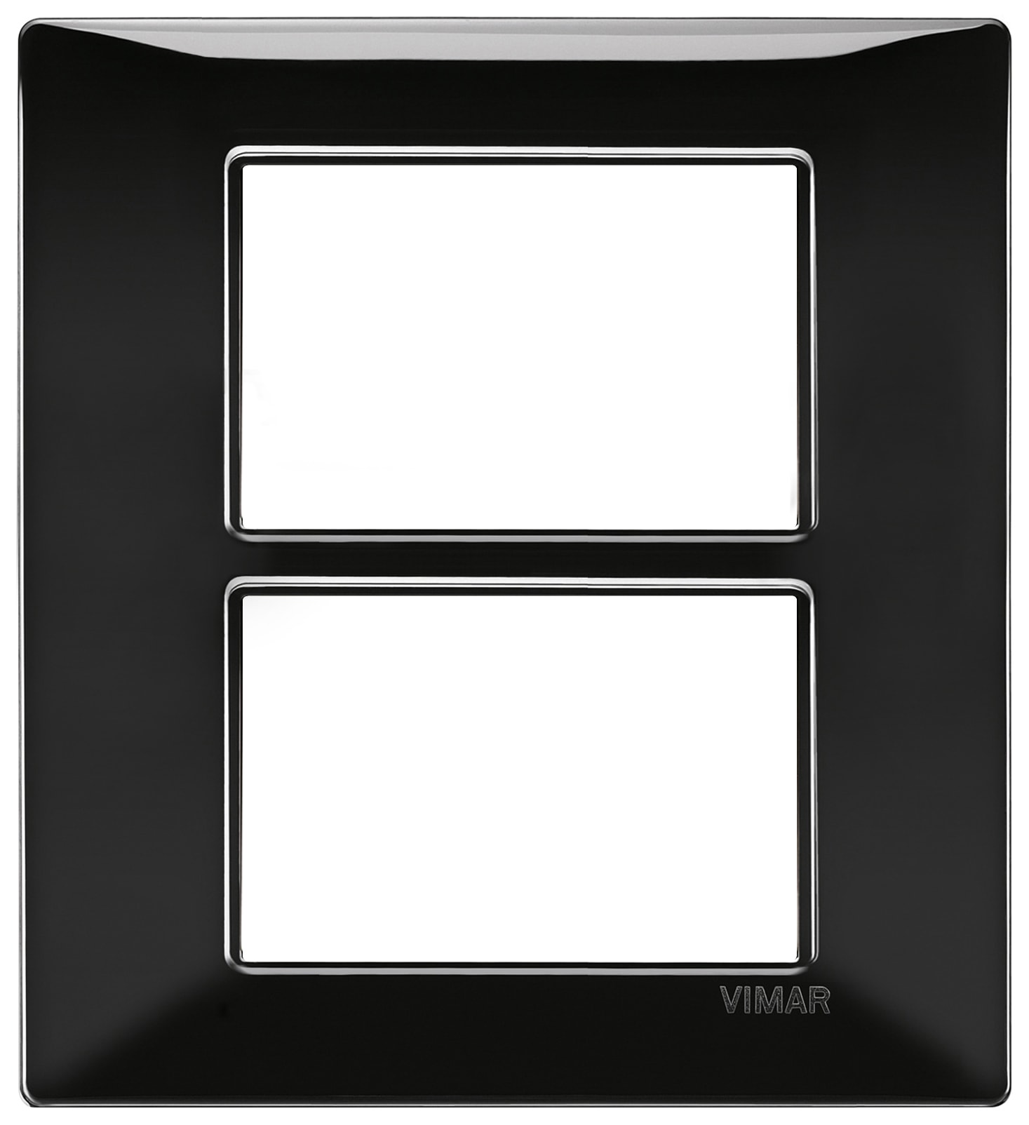 VIMAR SPA - VIW14659.05 Placca 6M (3+3) nero