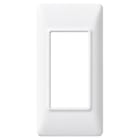 VIMAR SPA - VIW14666.01 Placca 1M pannelli bianco