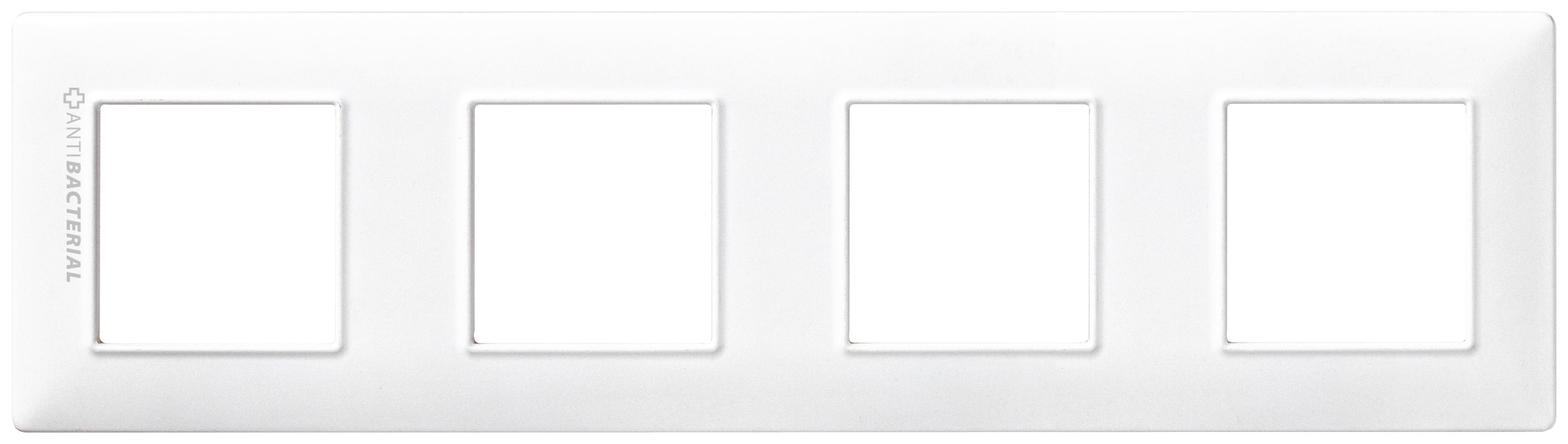 VIMAR SPA - VIW14669.AB.01 PLACCA 8M (2+2+2+2) INT71 ANTIBATTERICO