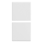 VIMAR SPA - VIW14751.0 Due mezzi tasti 1M fissi neutri bianco