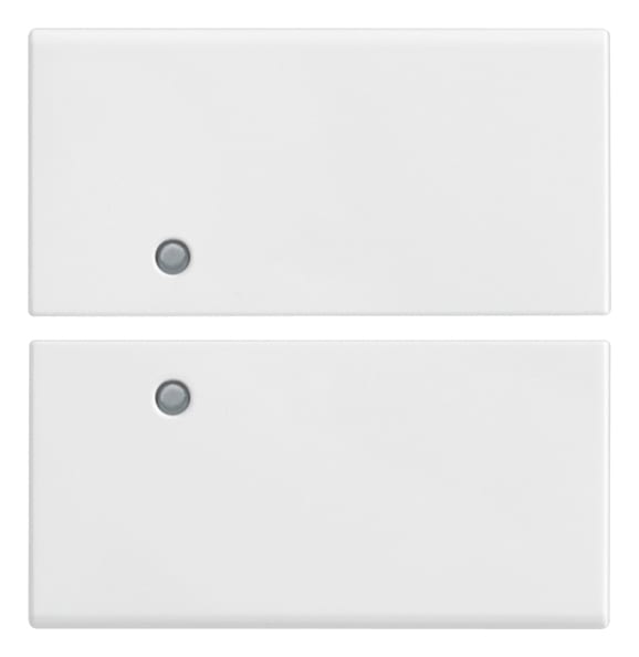 VIMAR SPA - VIW14752 Due mezzi tasti 2M neutro pers. bianco