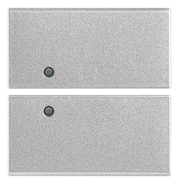 VIMAR SPA - VIW14752.SL Due mezzi tasti 2M neutro pers. Silver