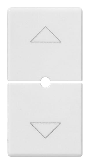 VIMAR SPA - VIW14755.2 Due mezzi tasti 1M simboli frecce bianco