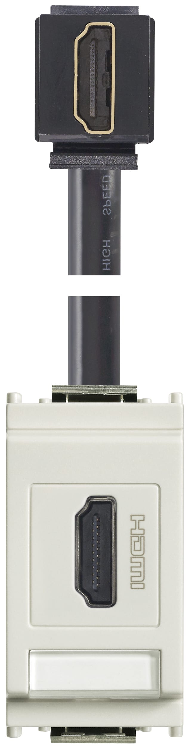 VIMAR SPA - VIW16334.H.B PRESA HDMI 2.1B CON CAVO 90 BIANCO