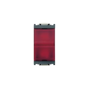 VIMAR SPA - VIW16433.R SPIA PRISMATICA DIFFUSORE ROSSO GRIGIO