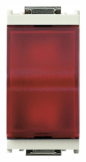 VIMAR SPA - VIW16433.R.B SPIA PRISMATICA DIFFUSORE ROSSO BIANCO