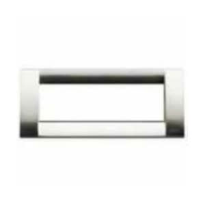 VIMAR SPA - VIW16736.34 PLACCA CLASSICA 6M NICHEL SPAZZOLATO