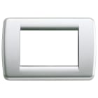 VIMAR SPA - VIW16753.21 PLACCA ROND 3M ARGENTO METALL.