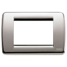 VIMAR SPA - VIW16753.34 PLACCA ROND 3M NICHEL SPAZZOLATO