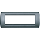 VIMAR SPA - VIW16766.15 PLACCA ROND 6M GRIGIO GRAFITE