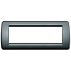 VIMAR SPA - VIW16766.16 PLACCA ROND 6M NERO