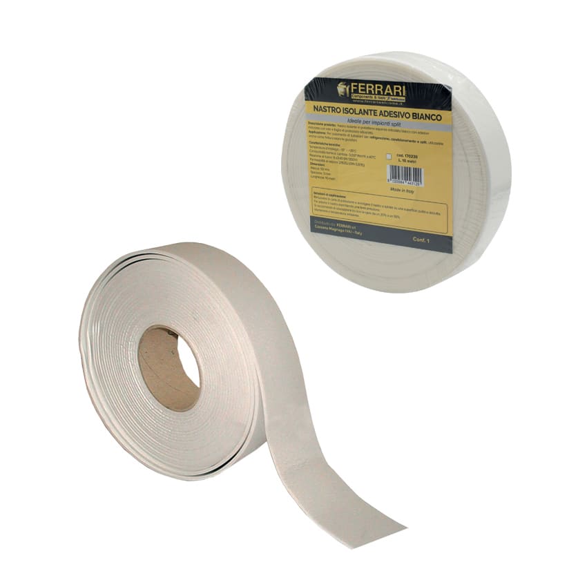 FERRARI - FER170238 FASCIA ISOLANTE ADESIVA BIANCA H50MMX10M