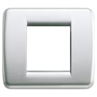 VIMAR SPA - VIW17093.21 PLACCA RONDO 1-2M ARGENTO MET.