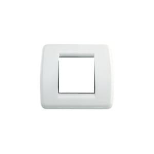 VIMAR SPA - VIW17098.01 PLACCA RONDO 1-2M BIANCO BRILL.