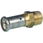 HENCO - CAPPELLOTTO - CPL17P1604 MANICOTTO MASCHIO IN OTTONE 16X1/2