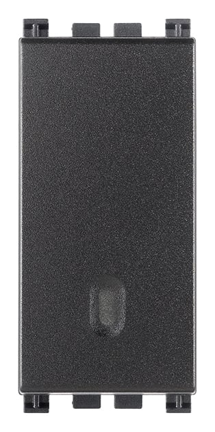 VIMAR SPA - VIW19008.AB PULSANTE 1P NO 10A ANTIBATTERICO GRIGIO