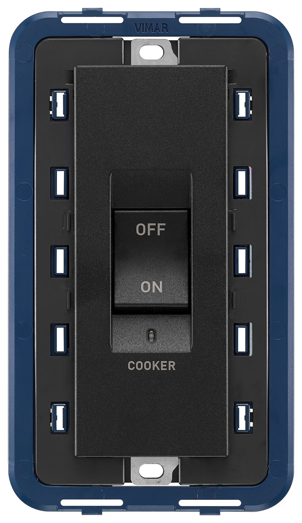 VIMAR SPA - VIW19019.CK INTERRUTTORE 2P 45A COOKER 5M GRIGIO