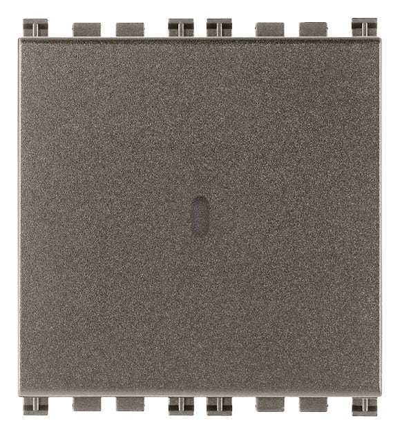 VIMAR SPA - VIW19108.2.M PULSANTE 1P NO 10A ASSIALE 2M METAL