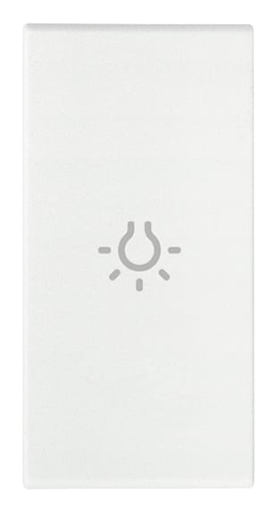 VIMAR SPA - VIW19131.L.B TASTO 1M SIMBOLO LUCE ASSIALE BIANCO