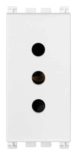 VIMAR SPA - VIW19201.AB.B PRESA 2P+T 10A P11 ANTIBATTERICO BIANCO