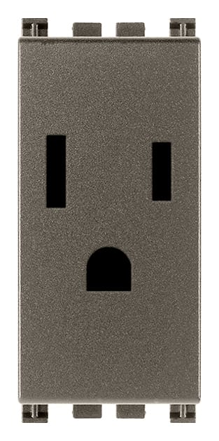 VIMAR SPA - VIW19242.M PRESA SICURY 2P+T 15A USA+SASO METAL