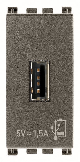 VIMAR SPA - VIW19292.M Unità alimentazione USB 5V 1,5A 1M Metal