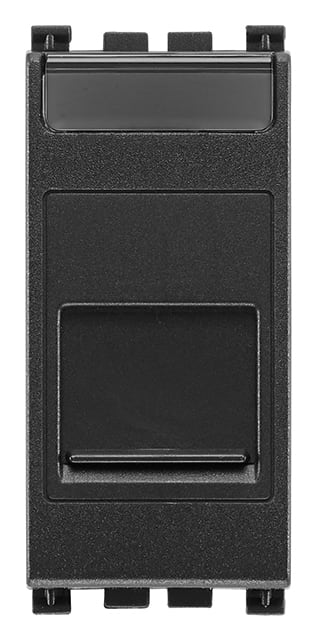 VIMAR SPA - VIW19322 PRESA RJ11 6/4 CON PORTELLO GRIGIO