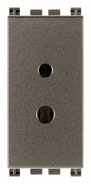 VIMAR SPA - VIW19331.M PRESA POLARIZZATA 2P 6A 24V SELV METAL