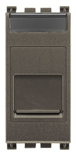 VIMAR SPA - VIW19337.6.M PRESA RJ45 CAT6 UTP CON PORTELLO METAL