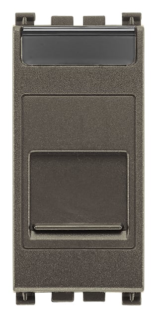 VIMAR SPA - VIW19337.C.M ADATTATORE PORTELLO RJ45 KEYSTONE METAL