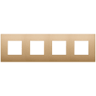 VIMAR SPA - VIW19669.78 PLACCA 8M (2+2+2+2)INT71 CL ORO MATT
