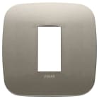 VIMAR SPA - VIW19671.13 PLACCA ROUND 1M CHAMPAGNE MATT