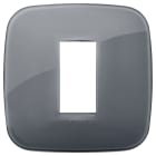 VIMAR SPA - VIW19671.61 PLACCA ROUND 1M REFLEX GRIGIO FUM