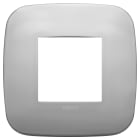 VIMAR SPA - VIW19672.30 PLACCA ROUND 2M NICHEL MATT