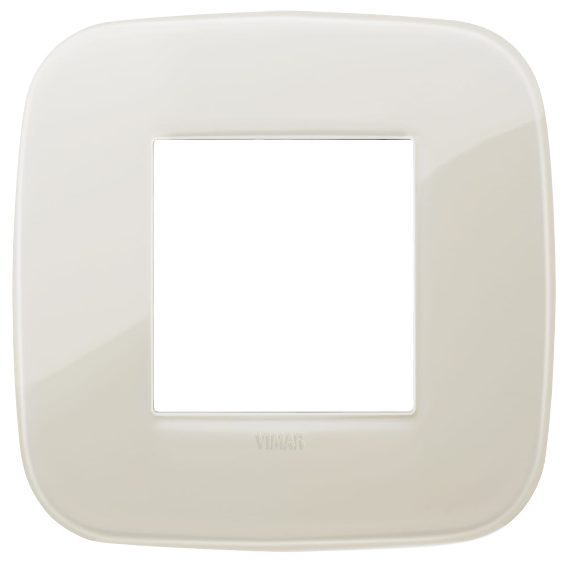 VIMAR SPA - VIW19672.67 PLACCA ROUND 2M REFLEX AVORIO