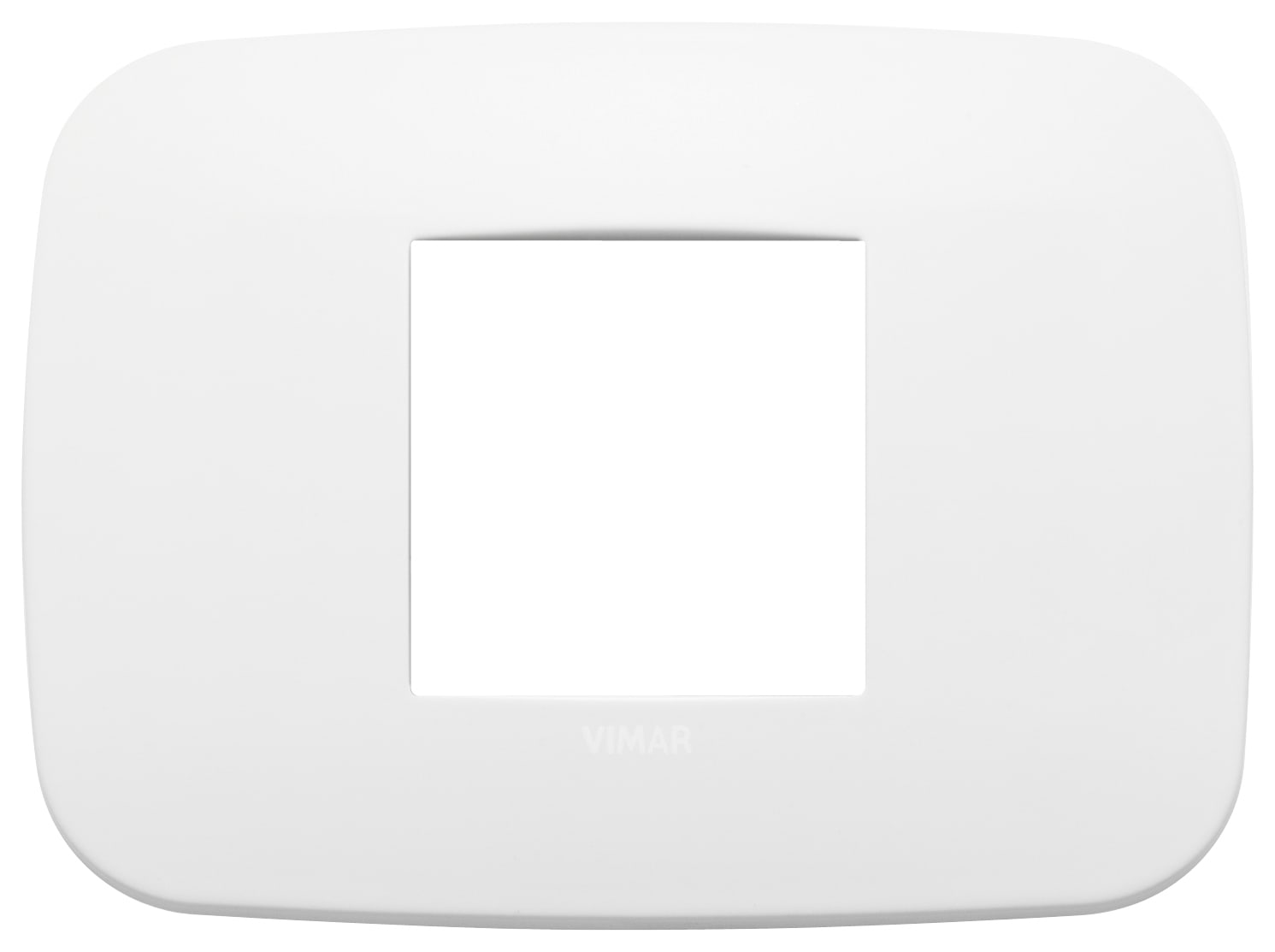 VIMAR SPA - VIW19682.B26 PLACCA ROUND 2MC POLAR MATT TOTAL LOOK