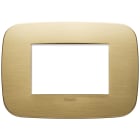 VIMAR SPA - VIW19683.12.01 PLACCA ROUND 3M OTTONE SPAZZOLATO