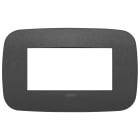 VIMAR SPA - VIW19684.21 PLACCA ROUND 4M GRAFITE MATT