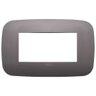 VIMAR SPA - VIW19684.29 PLACCA ROUND 4M NICHEL DARK