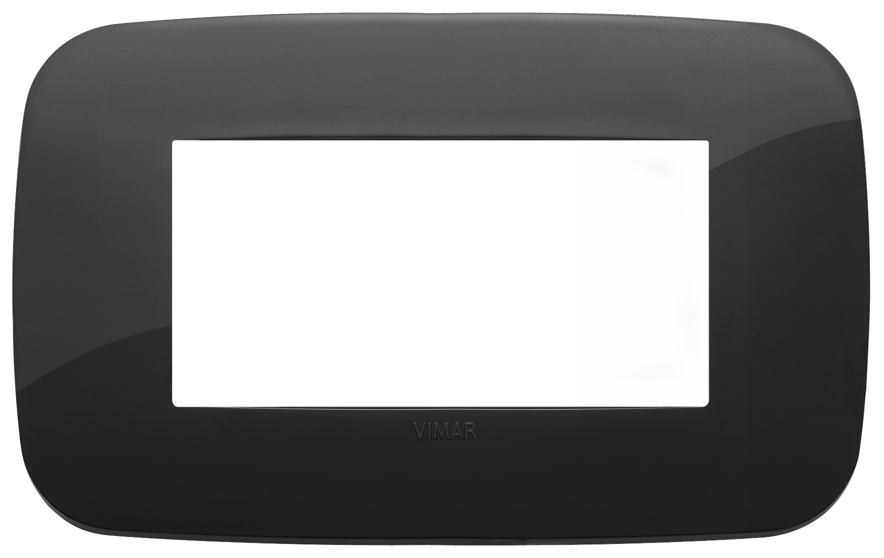 VIMAR SPA - VIW19684.81 PLACCA ROUND 4M NERO