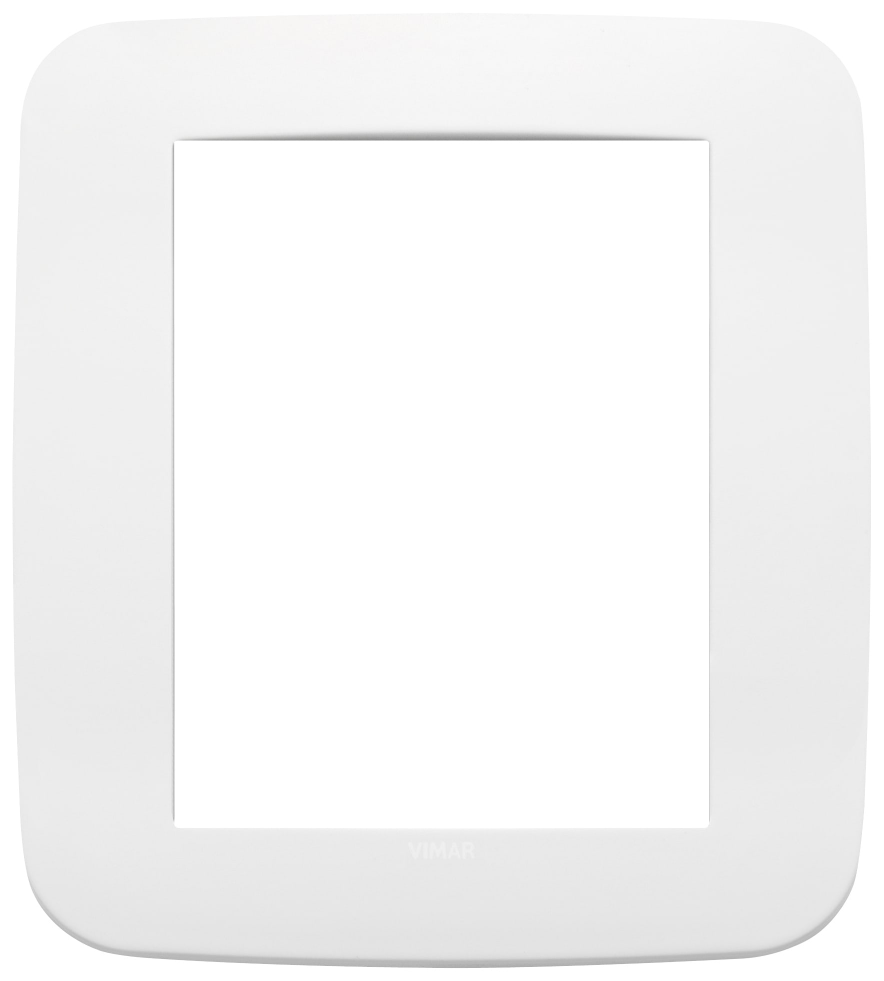 VIMAR SPA - VIW19698.B26 Placca Round 8M polar matt total look