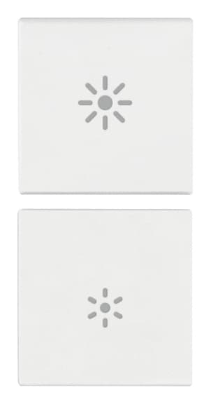 VIMAR SPA - VIW19751.3.B Due mezzi tasti 1M dimmer bianco